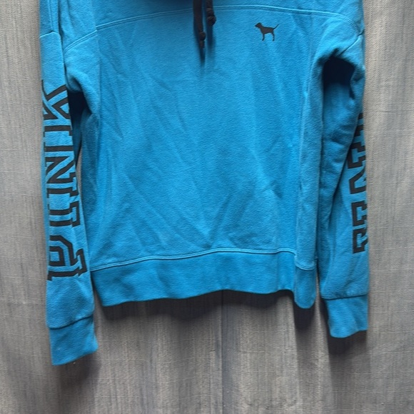 Victoria's Secret PINK Blue Pullover Sweatshirt size small - Picture 5 of 9